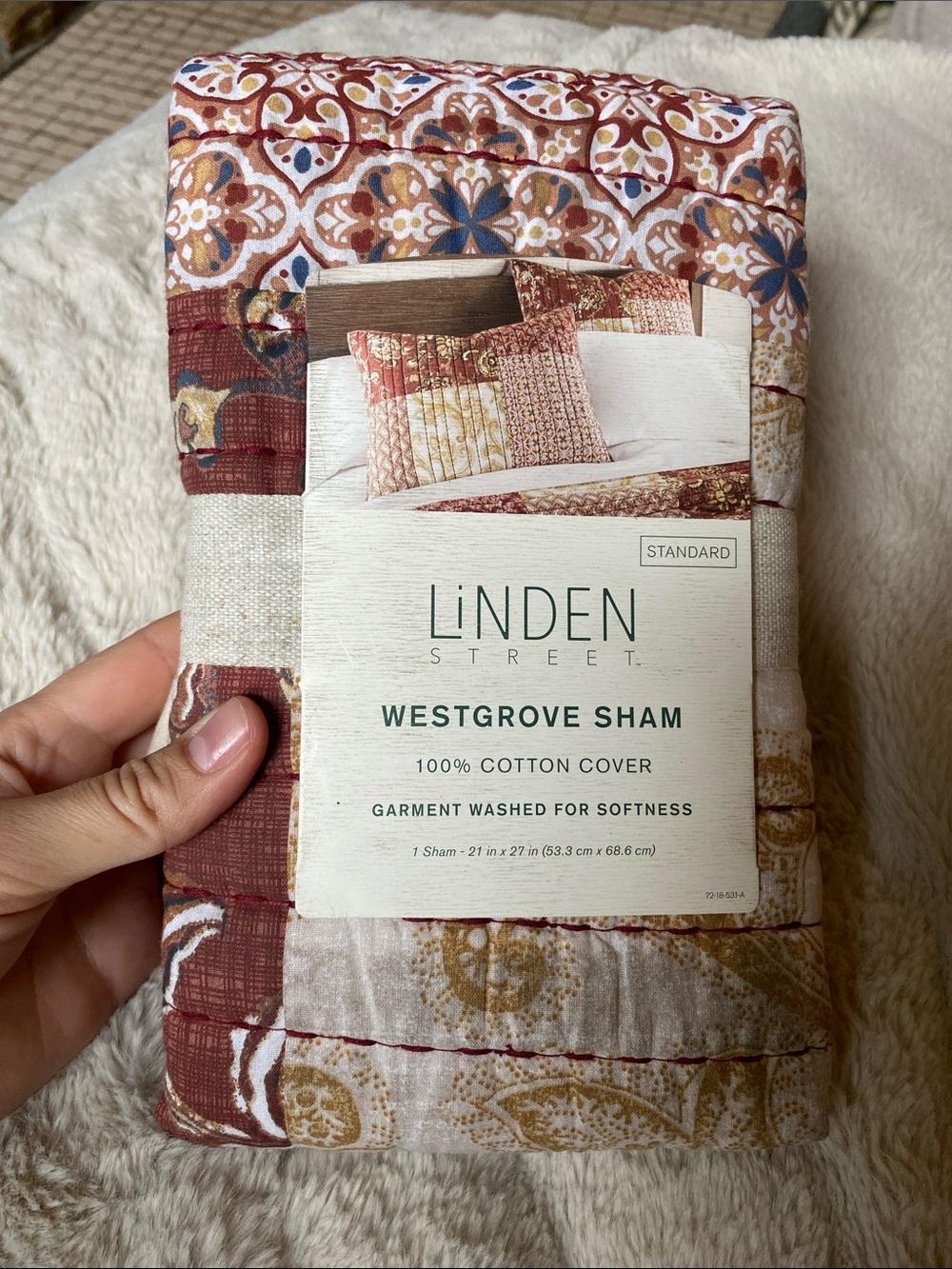 Westgrove Sham in Multi-Color Pattern